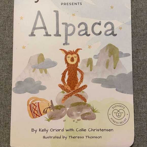 NWT Slumberkins Alpaca Snuggler with two Books and one Affirmation Card 💕 - Picture 4 of 4